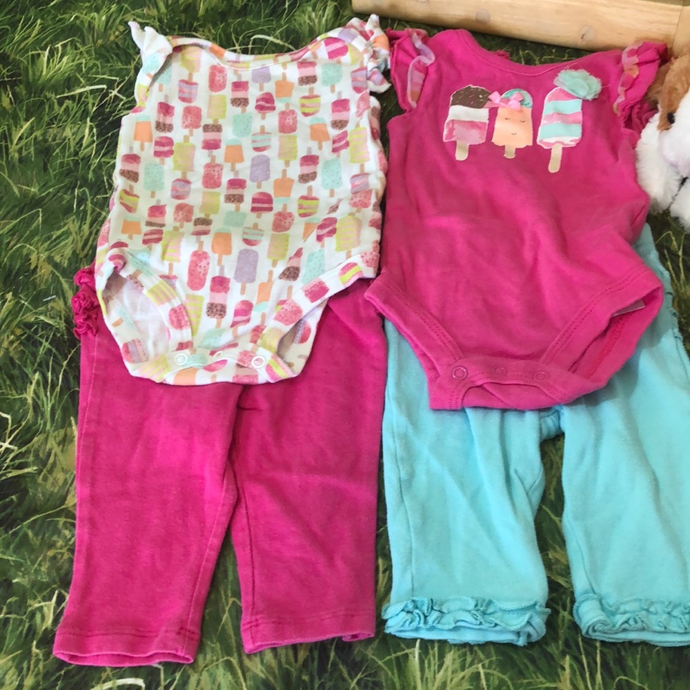 🍦Baby girl ice cream outfits 3M 🍦